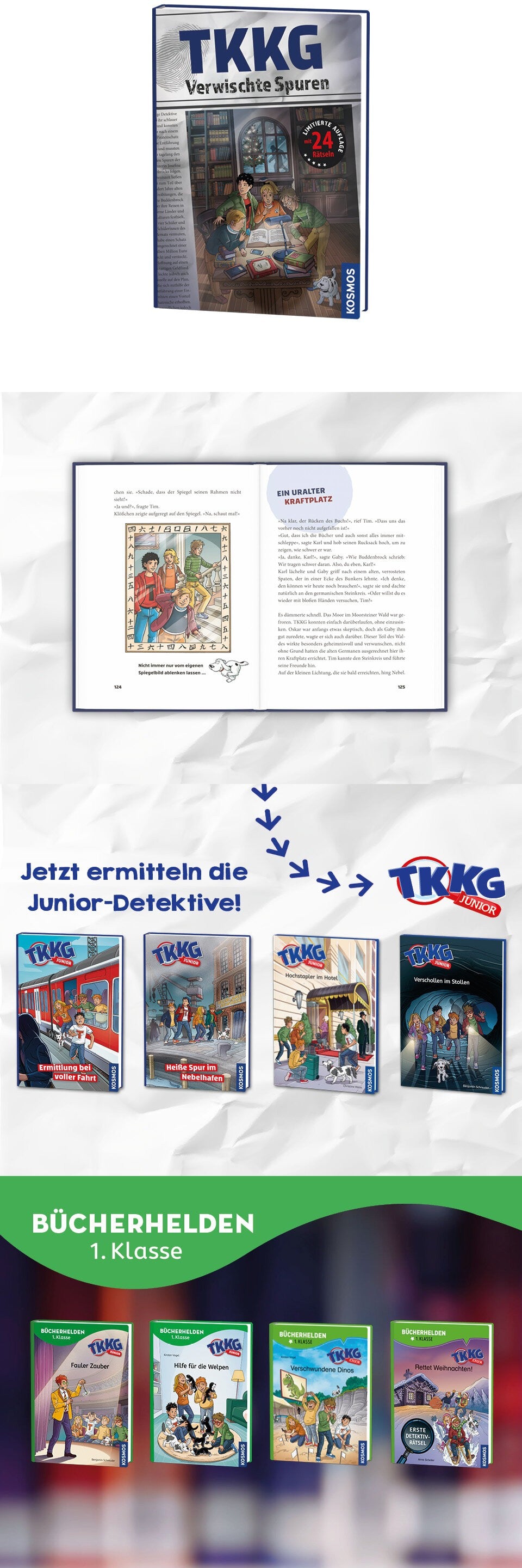 TKKG, Verwischte Spuren Banner