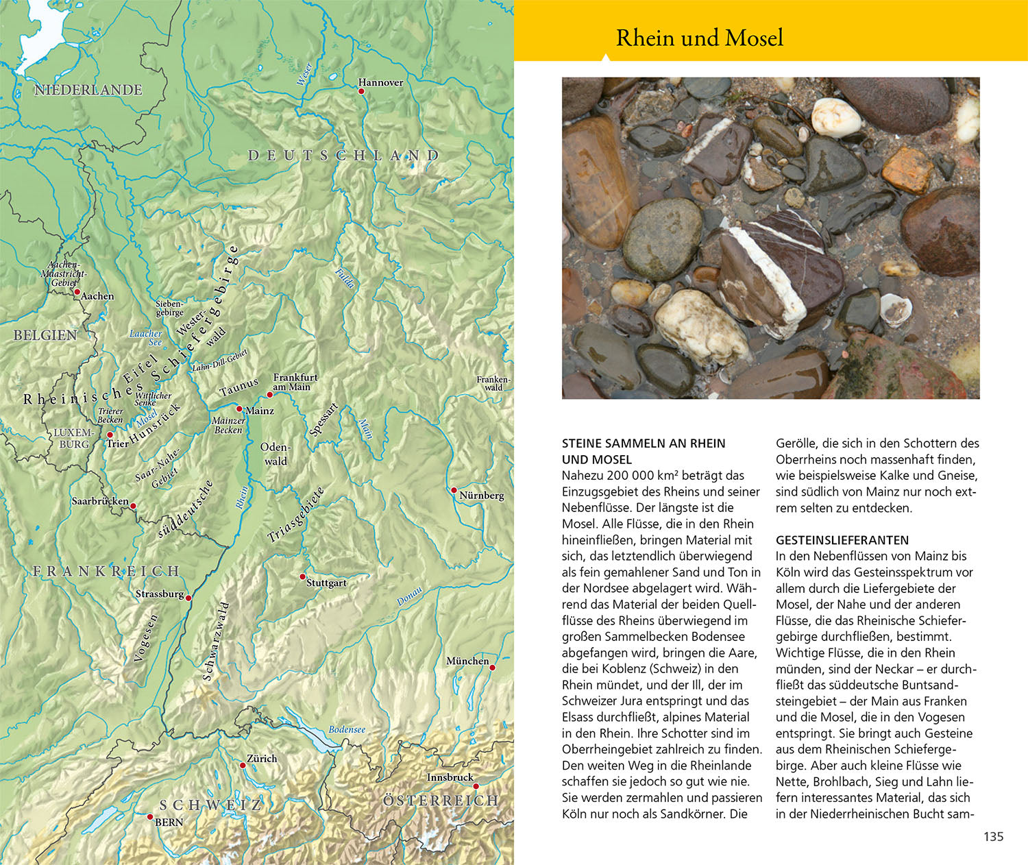 Stones on Rivers, Beaches and Coasts