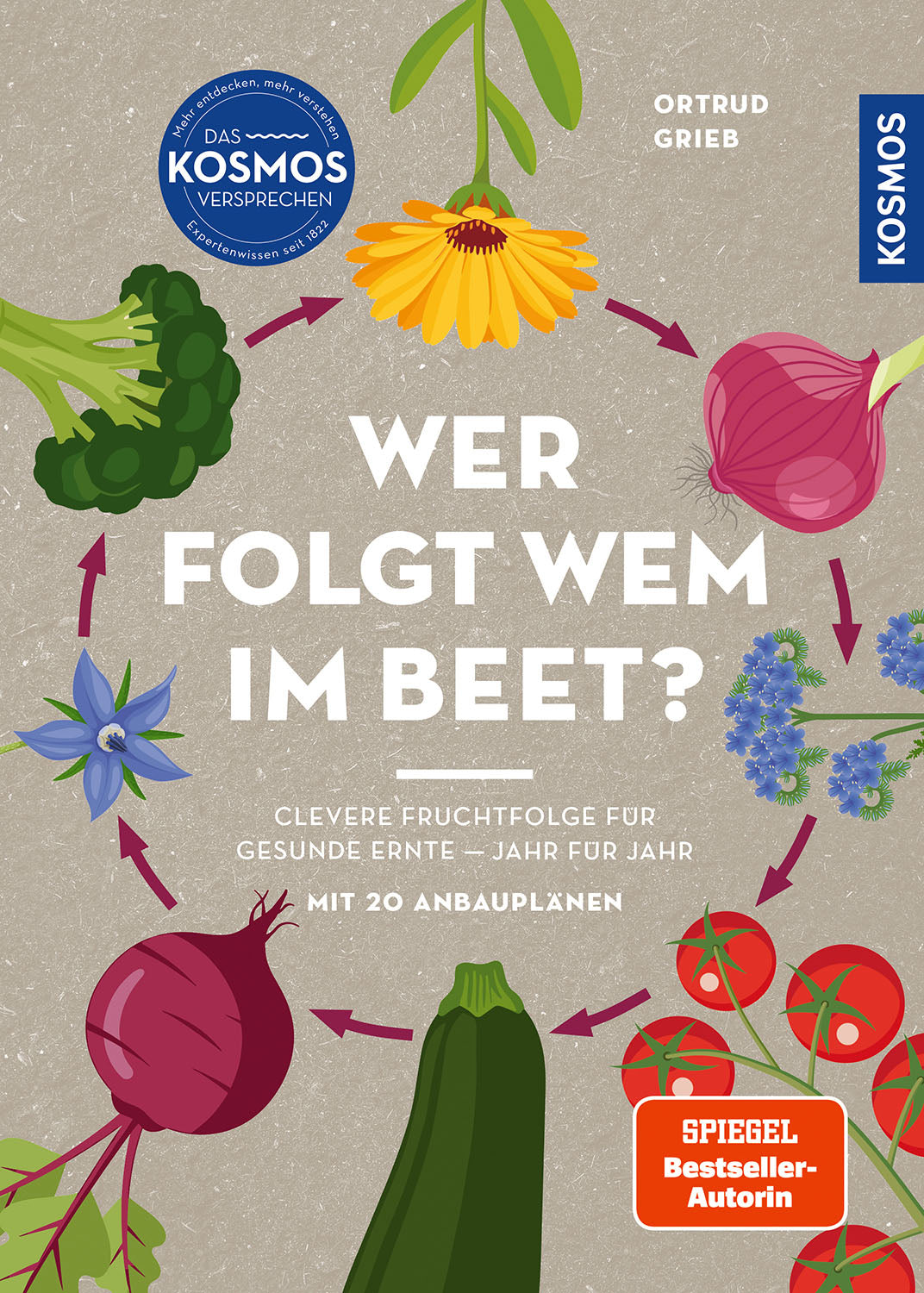 Wer folgt wem im Beet?
