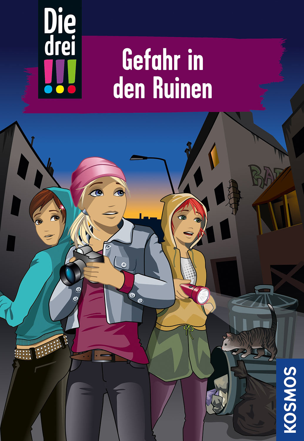 Die drei !!!, 71, Gefahr in den Ruinen