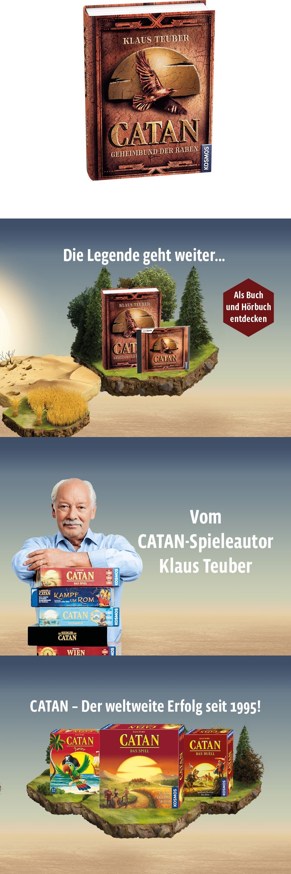 CATAN - Geheimbund der Raben (Band 2) Banner
