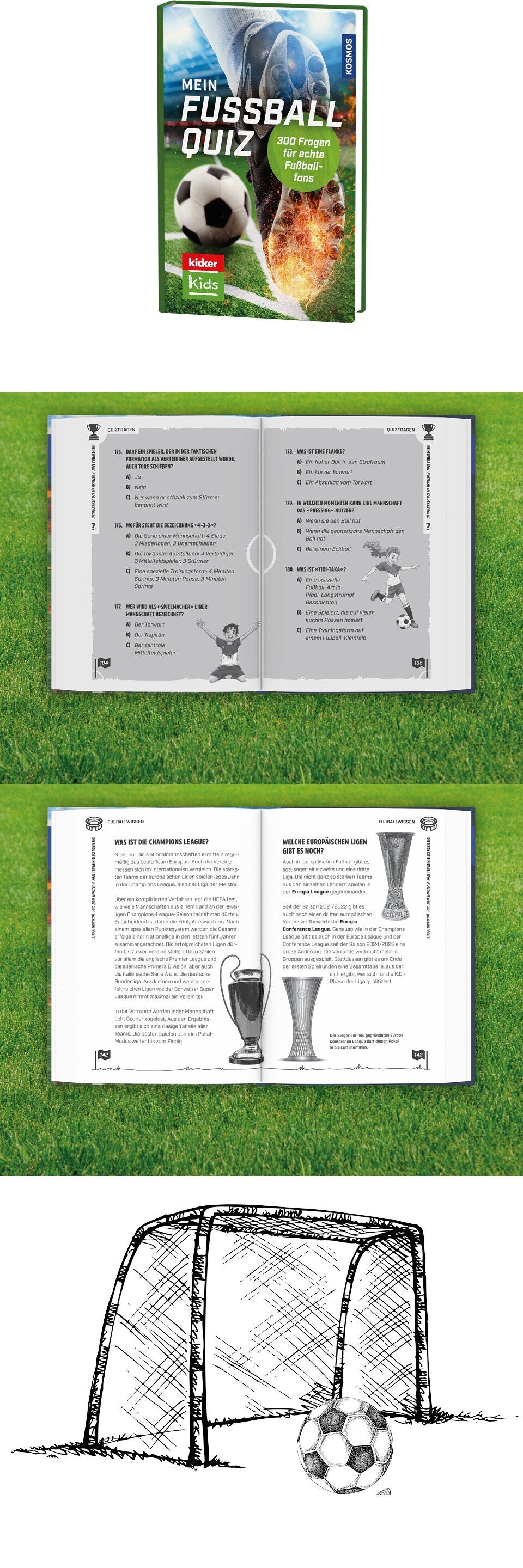 kicker Kids Fußball Quiz Banner