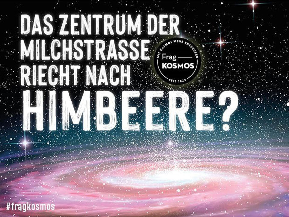 Das Zentrum der Milchstraße riecht nach Himbeere?