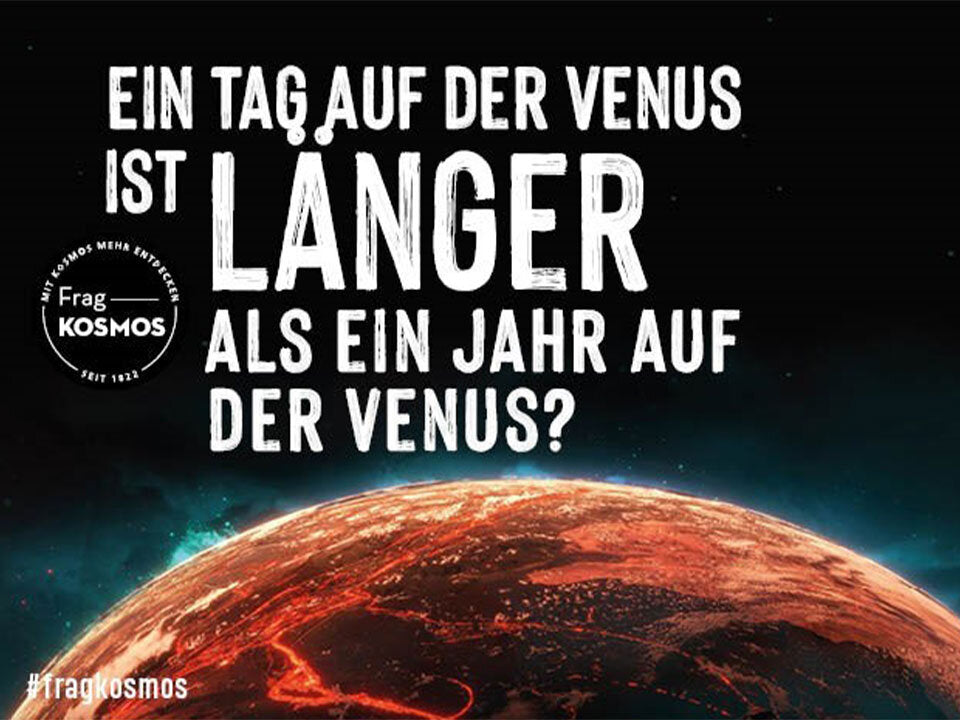Ein Tag auf der Venus ist länger als ein Jahr auf der Venus?