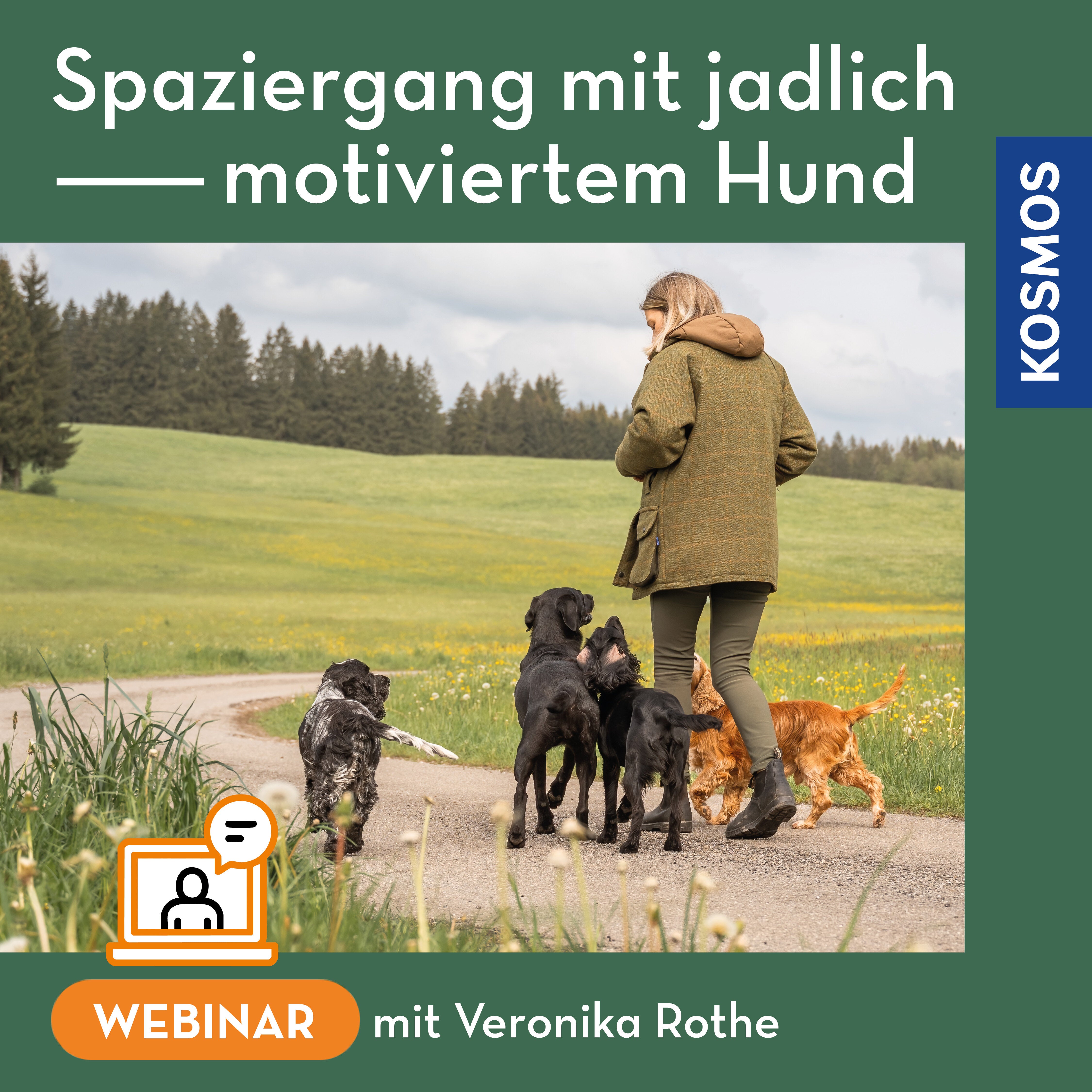 Spaziergang mit jagdlich motiviertem Hund